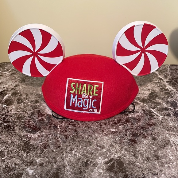 Disney Mickey Mouse Ear Hats-Bundle of 3-Christmas/Holiday/Year of Dreams-GUC - Picture 11 of 16